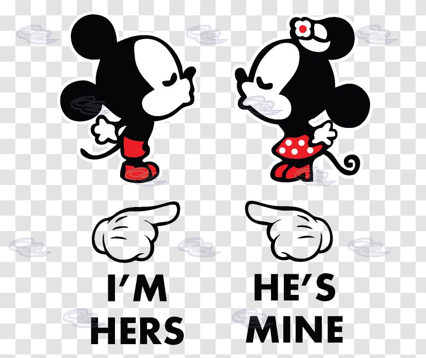 Minnie Mouse Mickey Donald Duck Goofy Pluto - Cartoon - He Is Mine Transparent PNG