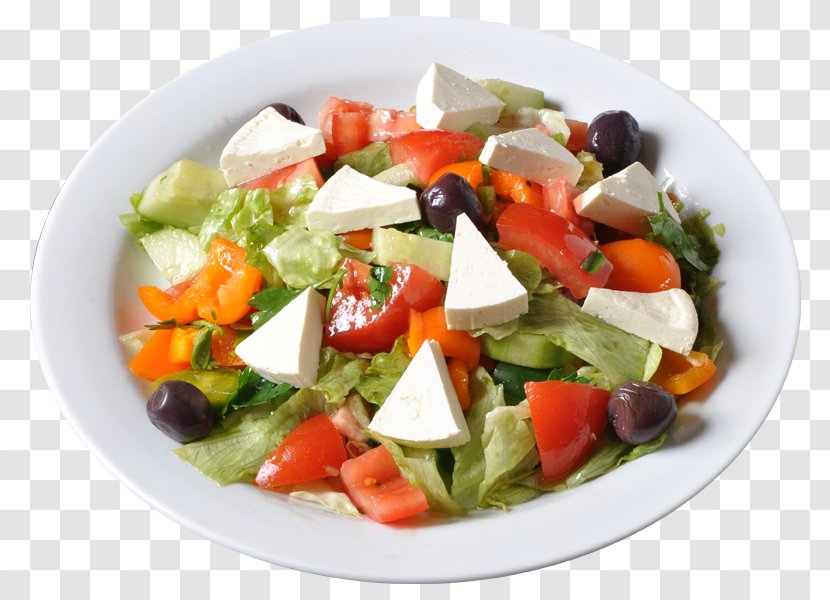 Greek Salad Israeli Fattoush Lokanta Oase - Garnish Transparent PNG