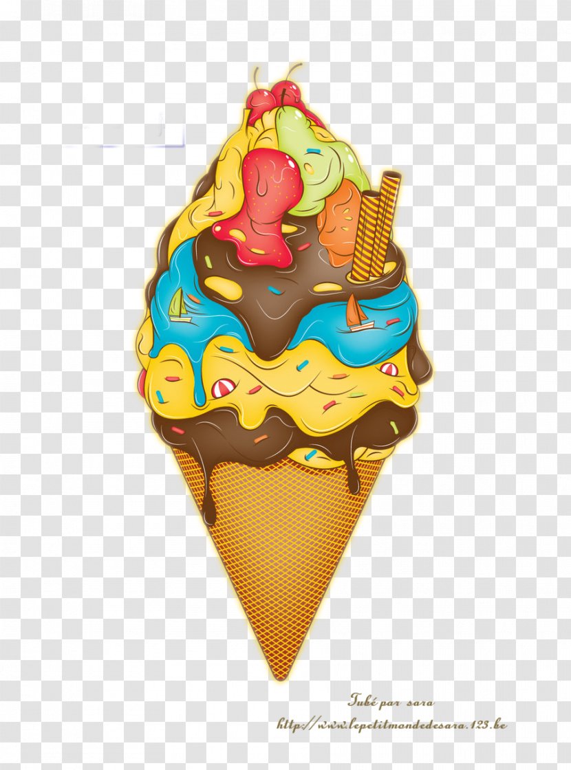 Sundae IPhone 3GS Ice Cream 5 - Flavor - Cartoon Transparent PNG