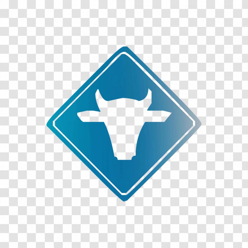 Logo Emblem Brand Line Triangle - Texas Longhorn - Turquoise Transparent PNG