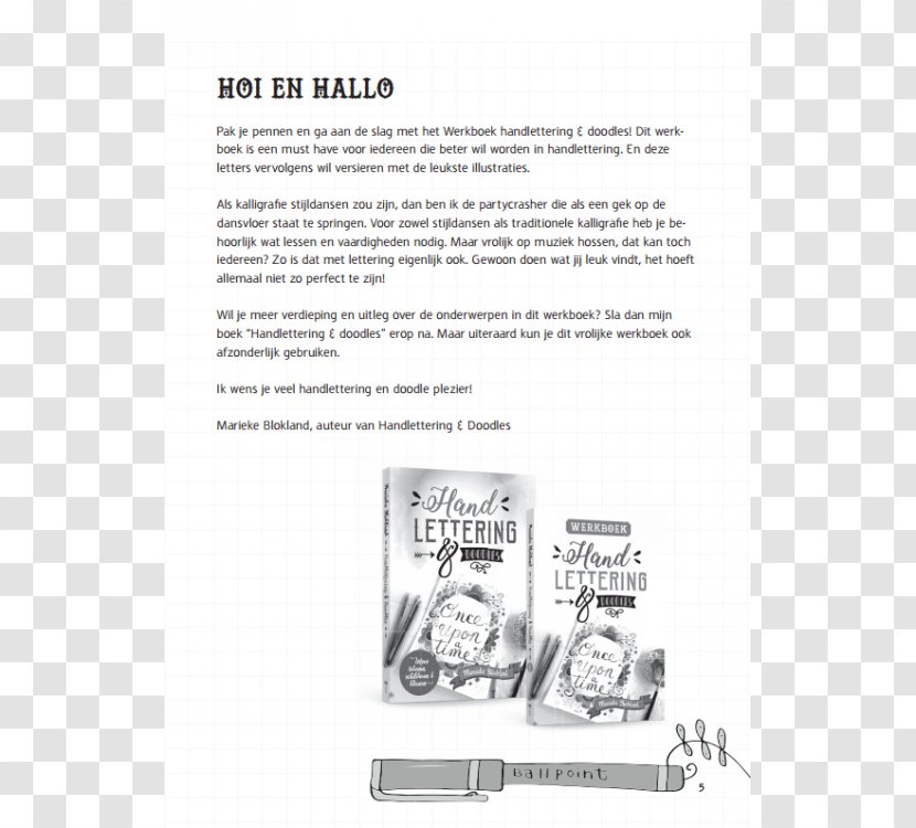 Handlettering & Doodles: Letters Tekenen, Schilderen Kleuren Werkboek Doodles Book Font - Conflagration Transparent PNG