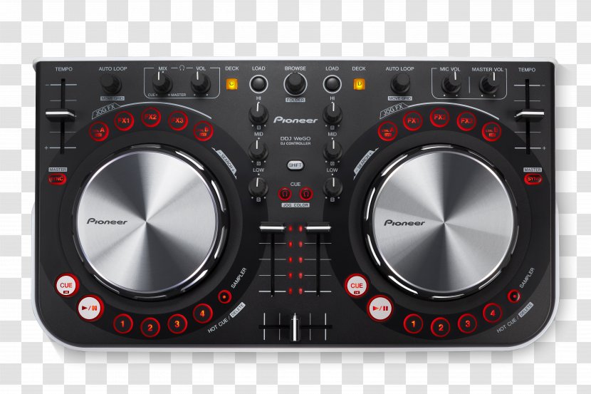 Pioneer DJ Controller Disc Jockey Virtual Audio Mixers - Dj Transparent PNG