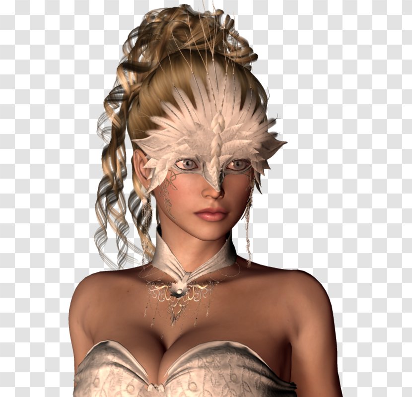 Wig Blog Long Hair Blond Woman - Headgear - February Transparent PNG