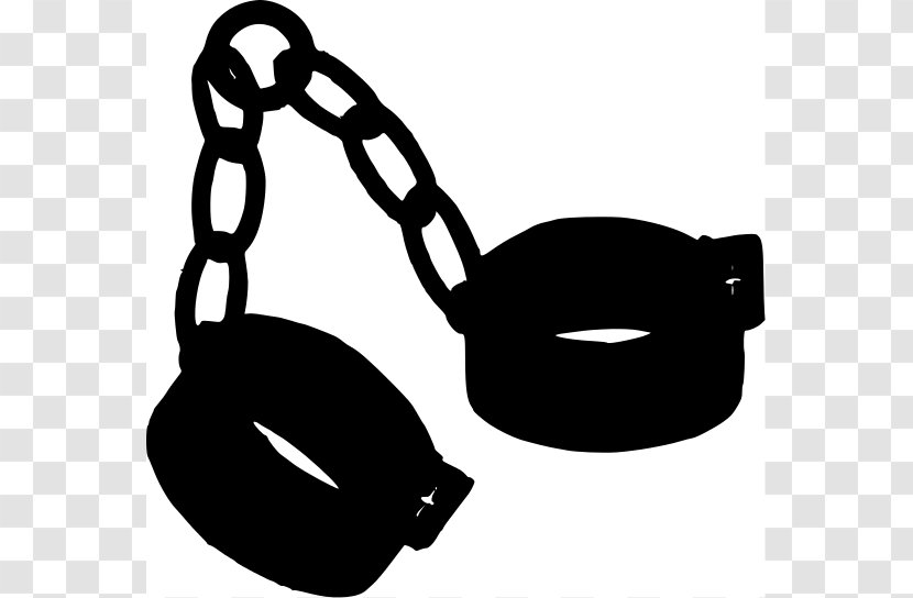Handcuffs Silhouette Clip Art - Creative Commons License Transparent PNG