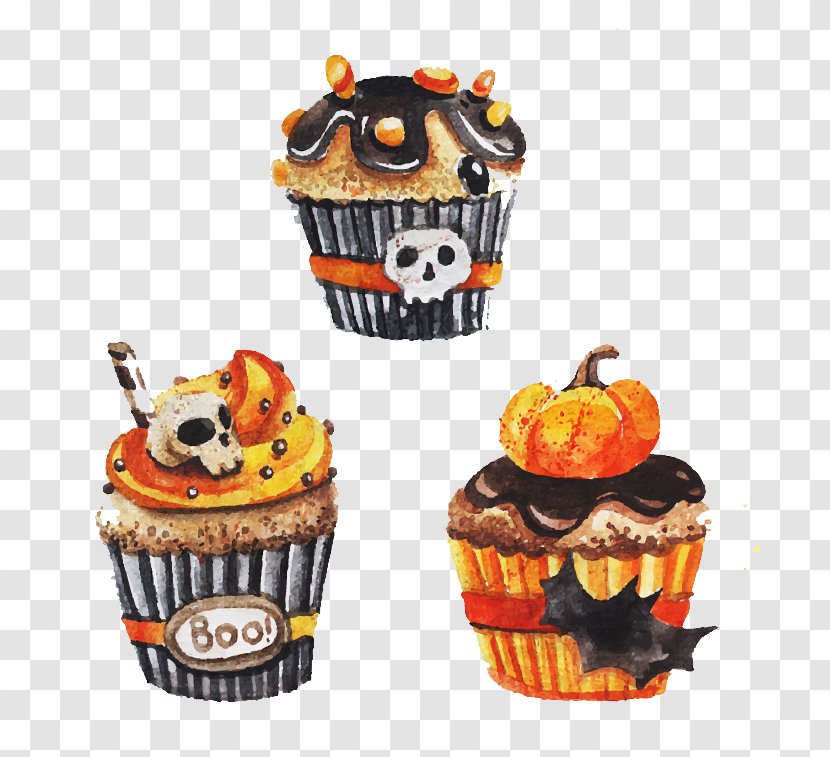 Cupcake Halloween - Food - Cupcakes Transparent PNG