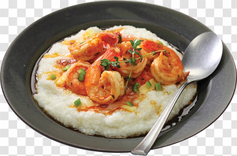 Shrimp And Grits Cuisine Of The Southern United States Prawn Cocktail - Recipe - Shrimps Transparent PNG