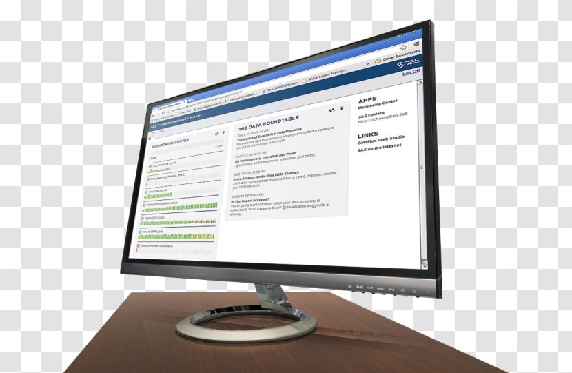 Computer Monitors SAS Institute Data Management Software - Brand Transparent PNG