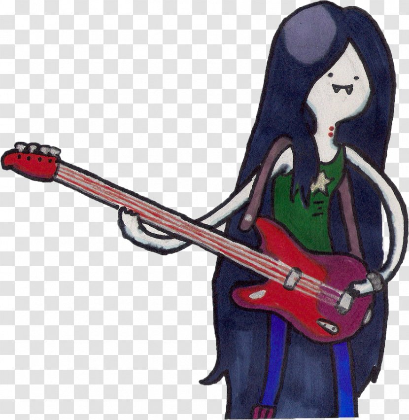Bass Guitar Marceline The Vampire Queen Drawing Desktop Wallpaper - Cartoon Transparent PNG