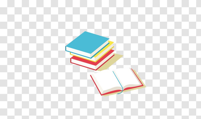 Textbook Illustration - Drawing - A Pile Of Books Transparent PNG