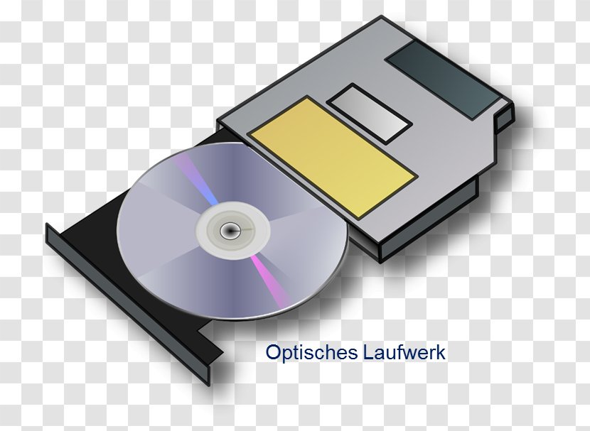 Optical Drives Compact Disc Hard Disk Storage Clip Art - Lecteur De Cd - Working On Computer Transparent PNG
