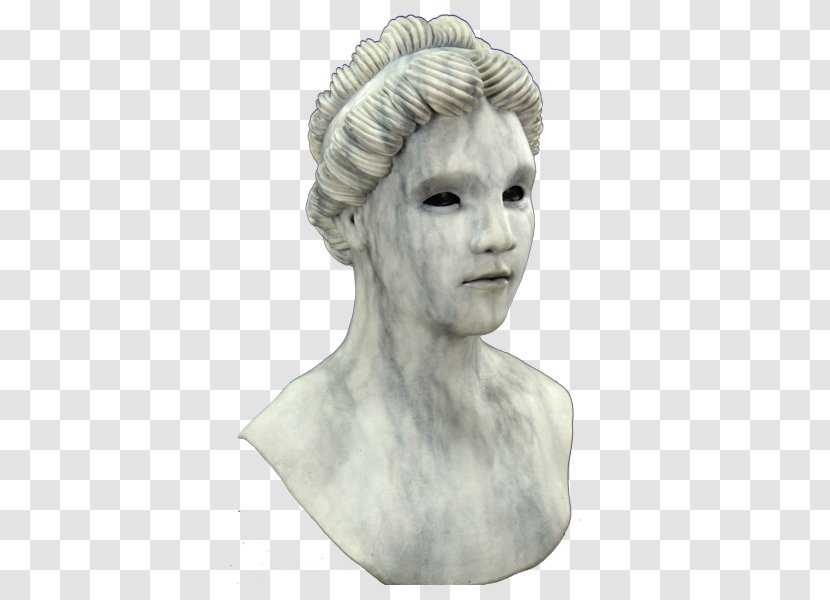 Ancient Greek Sculpture Marble Artemis Statue - Neck - Mask Transparent PNG