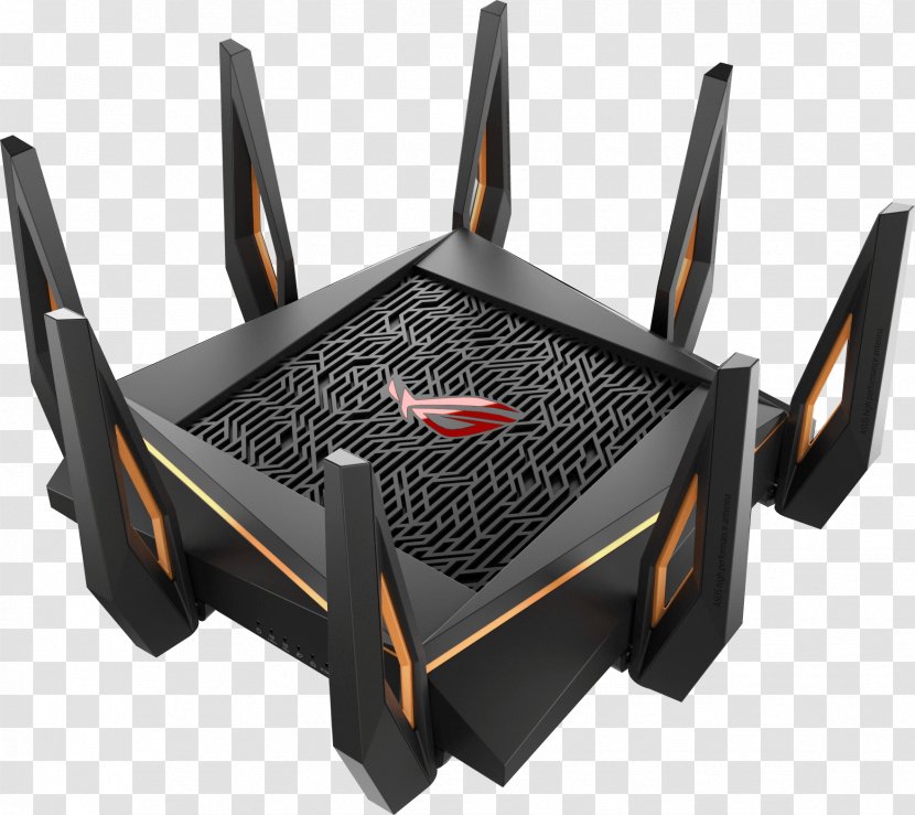 Laptop Router IEEE 802.11ax Republic Of Gamers Wi-Fi - Automotive Exterior Transparent PNG