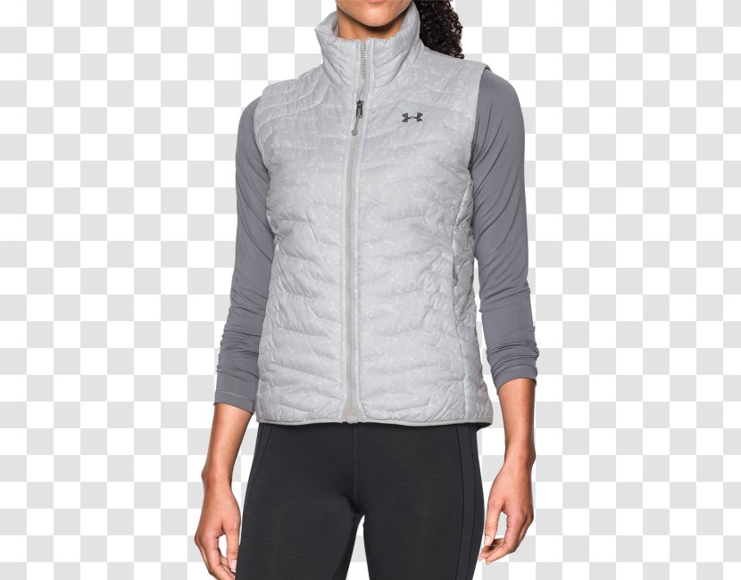 Sleeve Jacket Under Armour Gilets Clothing - White Transparent PNG