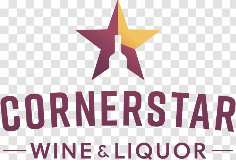 Cornerstar Wine & Liquor Logo Distilled Beverage Transparent PNG