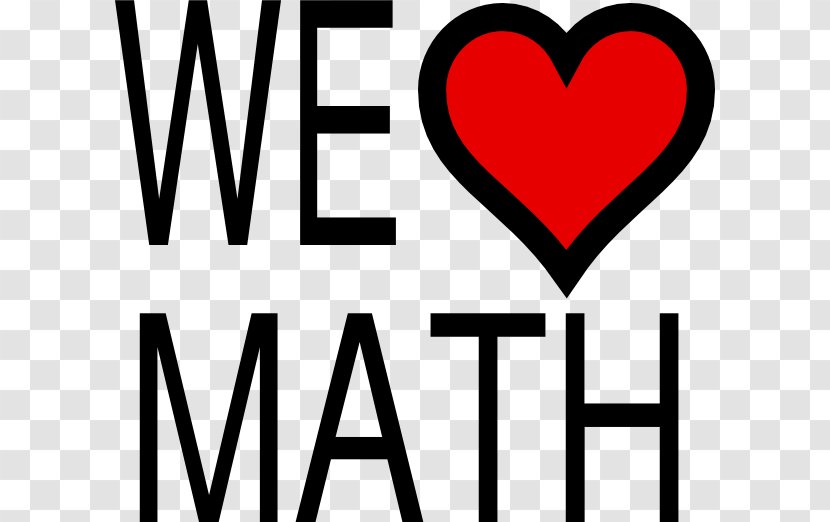 Mathematics Love Clip Art - Heart - Picture Math Transparent PNG