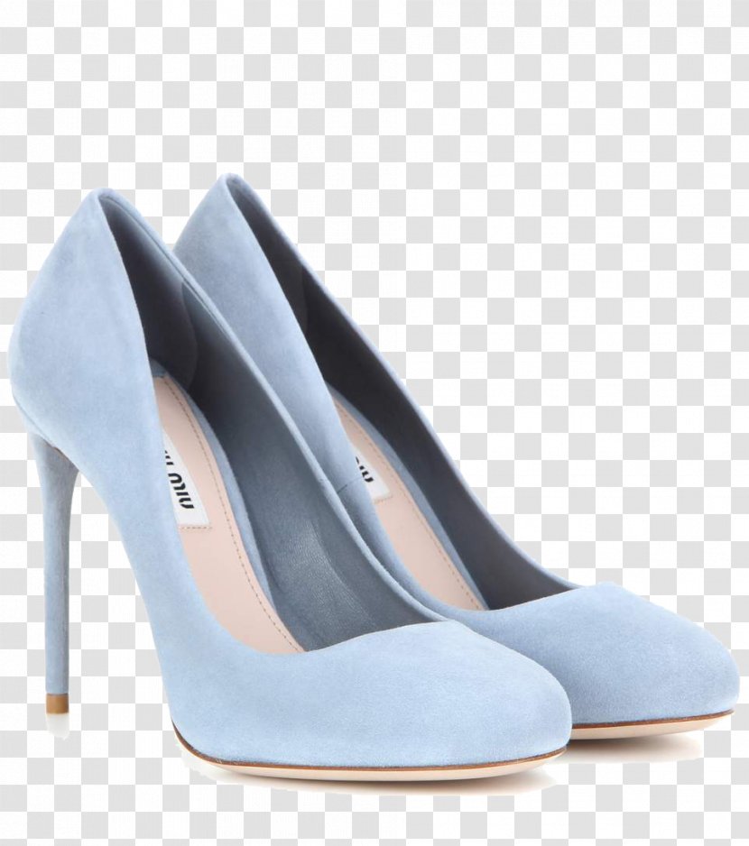 Court Shoe High-heeled Footwear Blue Suede - Heel - High Heels Transparent PNG