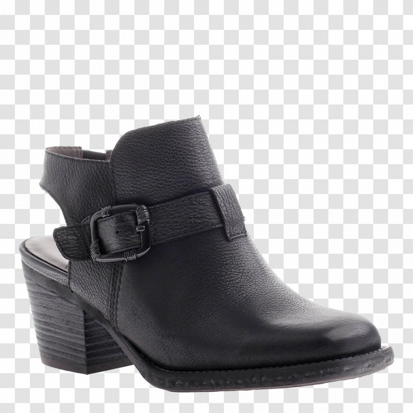 Boot Shoe Buckle Black Botina - Footwear Transparent PNG