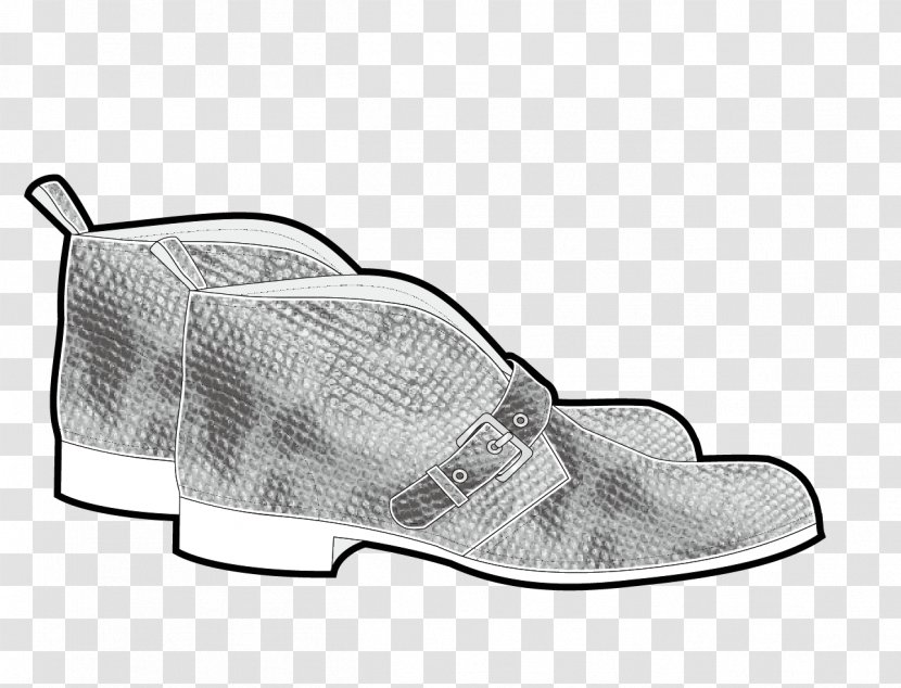 Shoe Black And White Boot - Vector Boots Transparent PNG