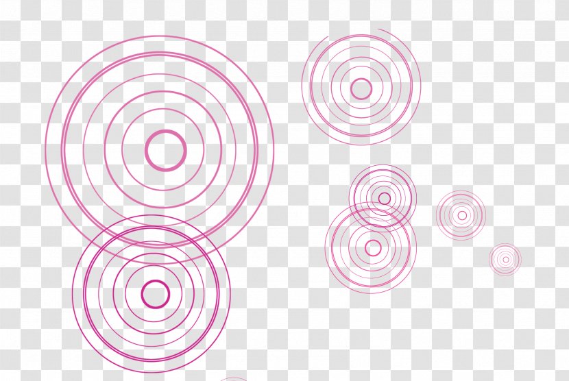 Spiral Circle Pattern - Floating Transparent PNG