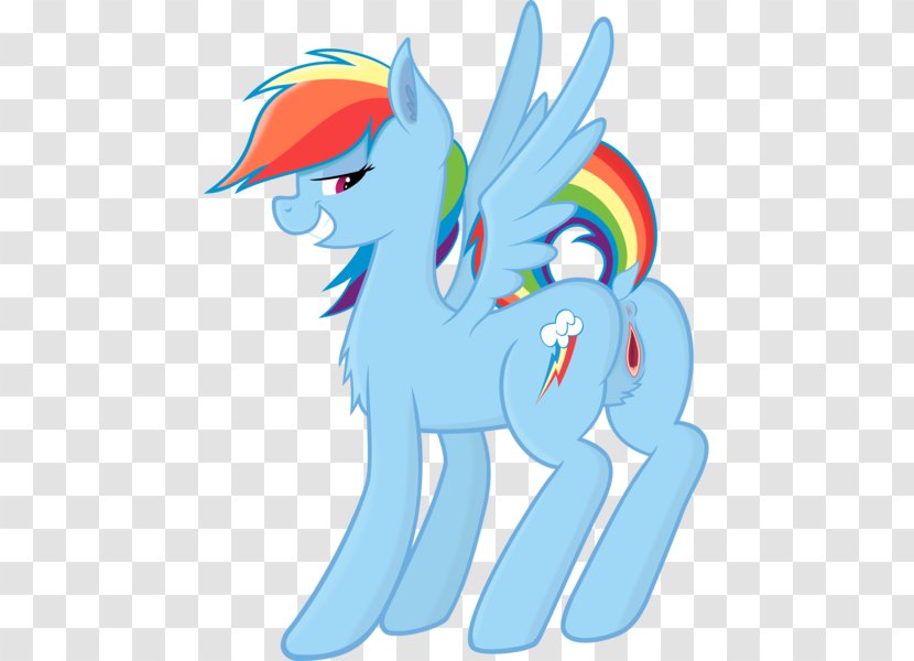 Pony Rainbow Dash Rarity Applejack Fluttershy - Frame - Horse Transparent PNG