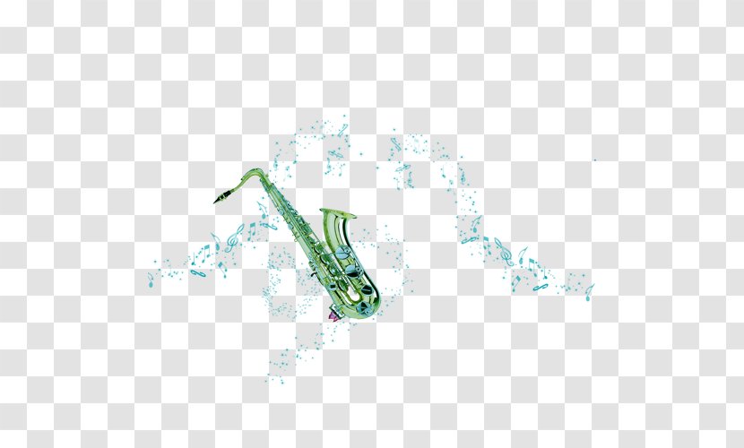 Musical Instrument Saxophone Woodwind - Heart - Melody Note Transparent PNG