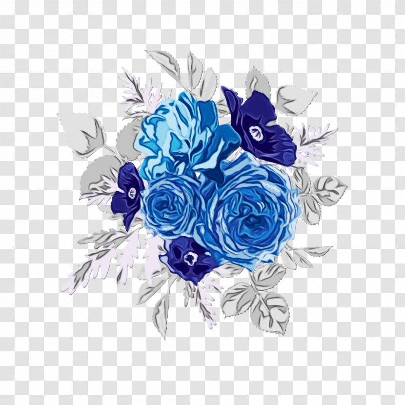 Blue Rose Transparent PNG