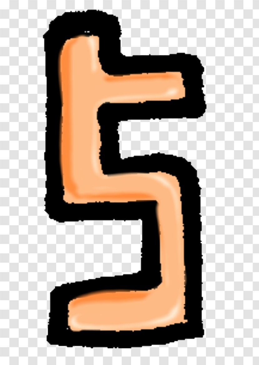 Numerical Digit One Half NAVERまとめ Clip Art - Orange - Symbol Transparent PNG