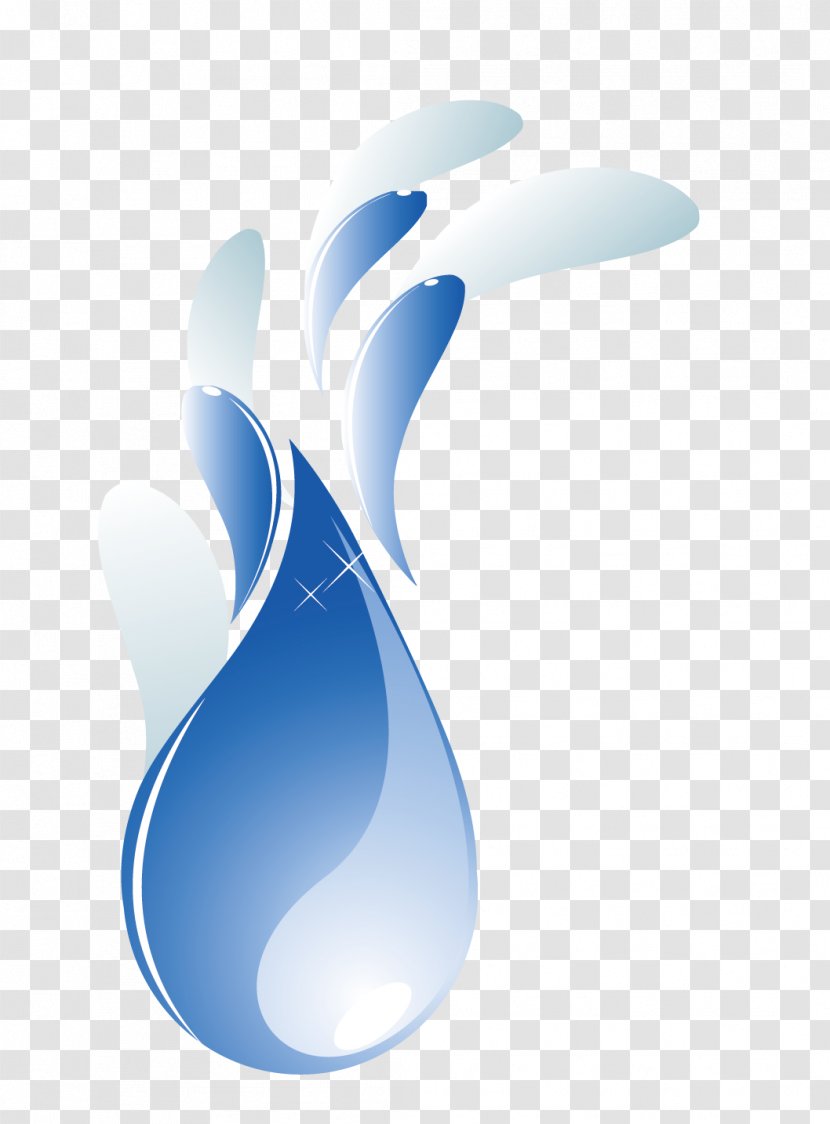 Blue Water Drops Picture - Liquid - Logo Transparent PNG