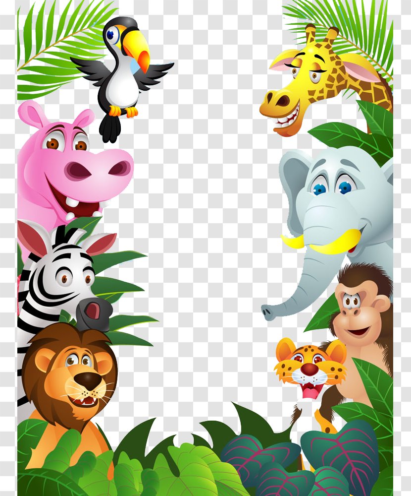 Cartoon Royalty-free Clip Art - Fiction - Cute Animal Collection Transparent PNG