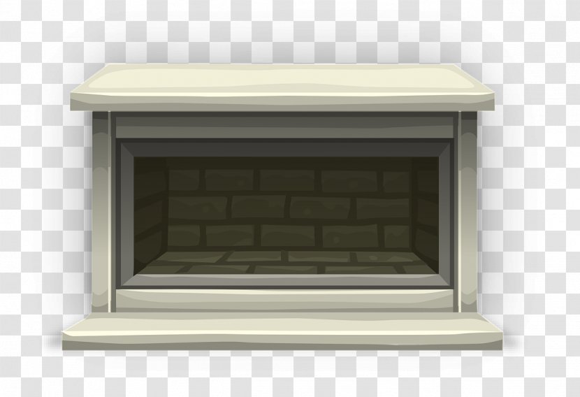 Fireplace Mantel Hearth House Clip Art - Living Room Transparent PNG