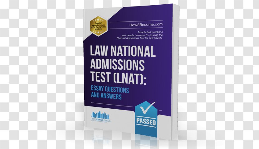 Law National Admissions Test (LNAT): Mock Tests Brand Essay Font For - Lnat - Creative Cover Book Transparent PNG