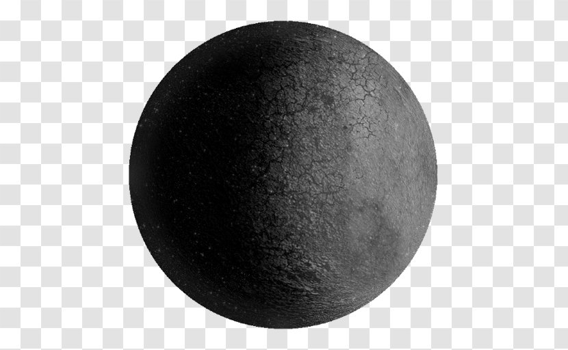 Black Astronomical Object White Sphere Astronomy - Monochrome - Planet Transparent PNG