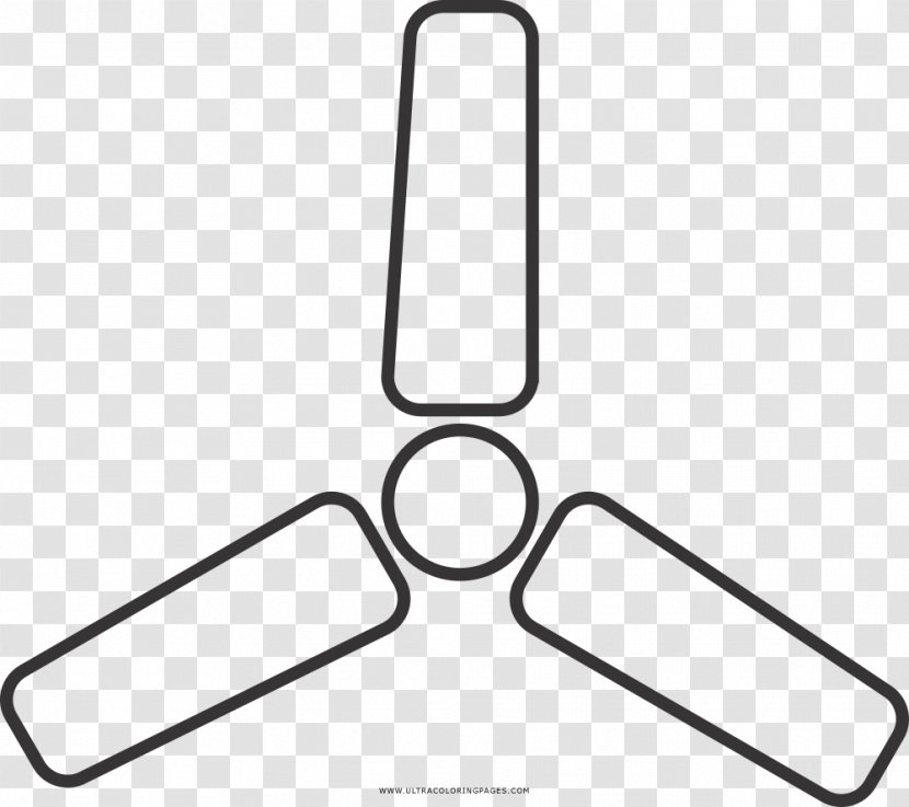 Ceiling Fans Monte Carlo Mini 20 - Triangle - Techo Outline Transparent PNG