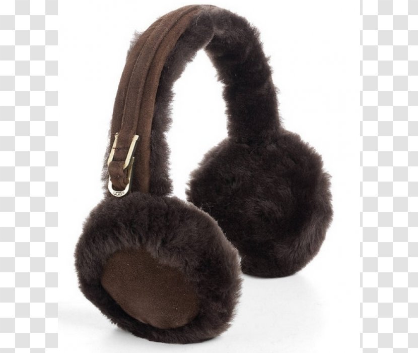 Headphones UGG Earmuffs Fur Loudspeaker - Shop Transparent PNG