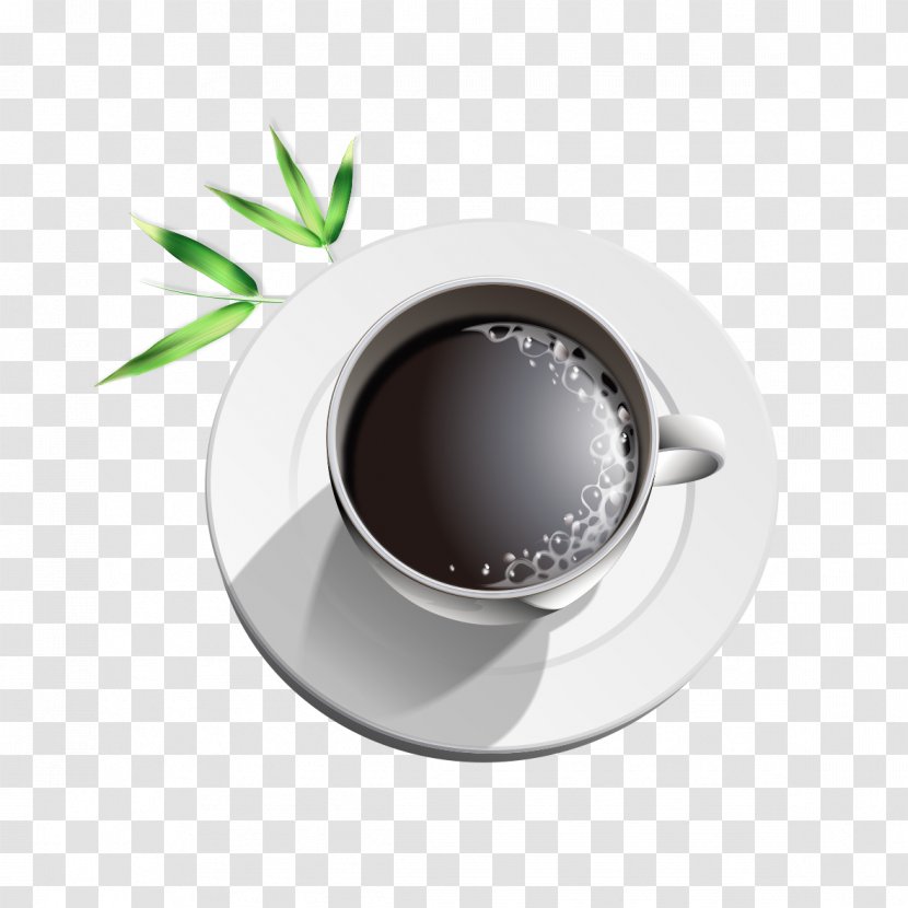 Coffee Cup Ristretto Earl Grey Tea Teacup - Dandelion - White Of Black Transparent PNG
