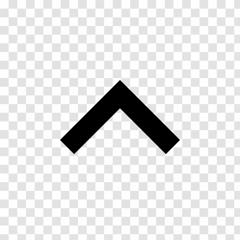 Arrow Key - Black - Text Transparent PNG
