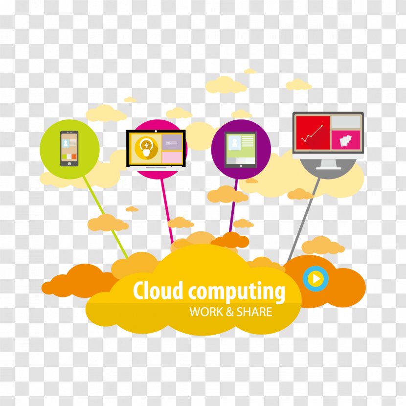 Cloud Computing Storage Euclidean Vector - Service - And Mobile Computers Transparent PNG