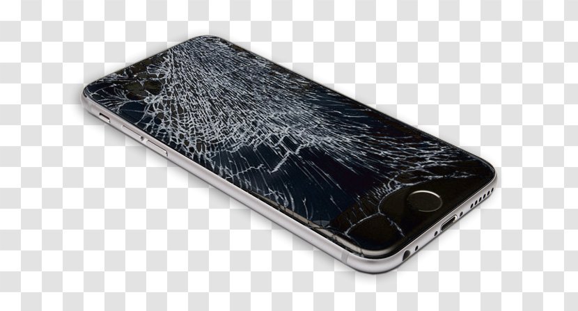 IPhone 6S Broken Screen 5c Computer Telephone - Mobile Phones - Cracked Phone Transparent PNG