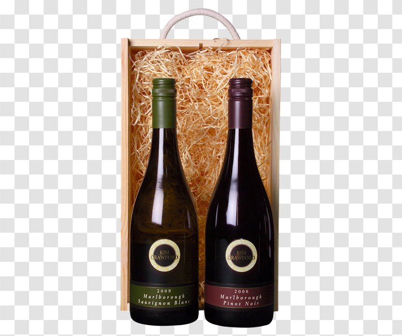 Champagne Dessert Wine Liqueur Glass Bottle - Gift Box Summary Transparent PNG
