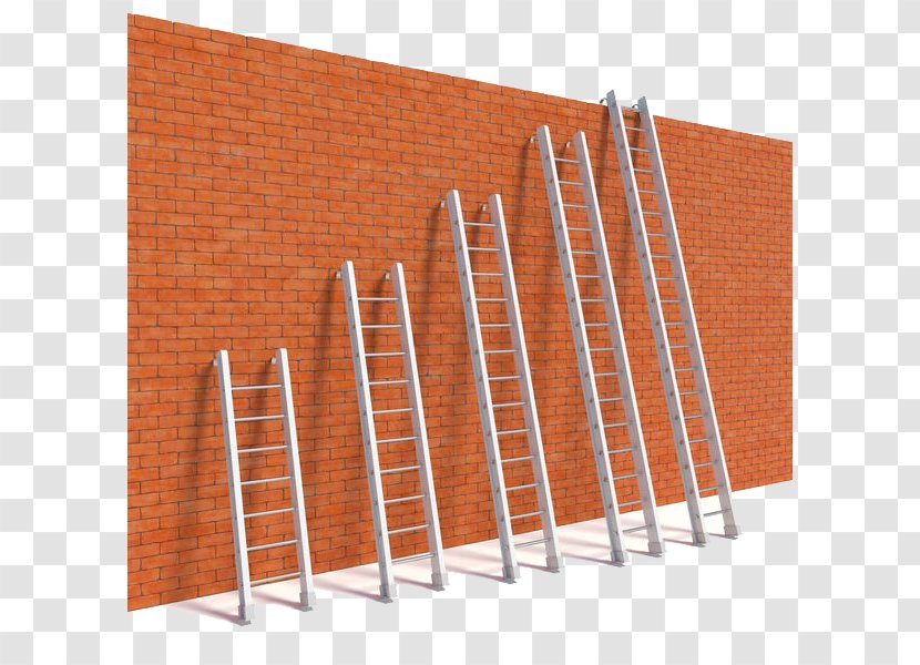 Photography Concept Wall Drawing Illustration - A Ladder Leaning Against The Transparent PNG