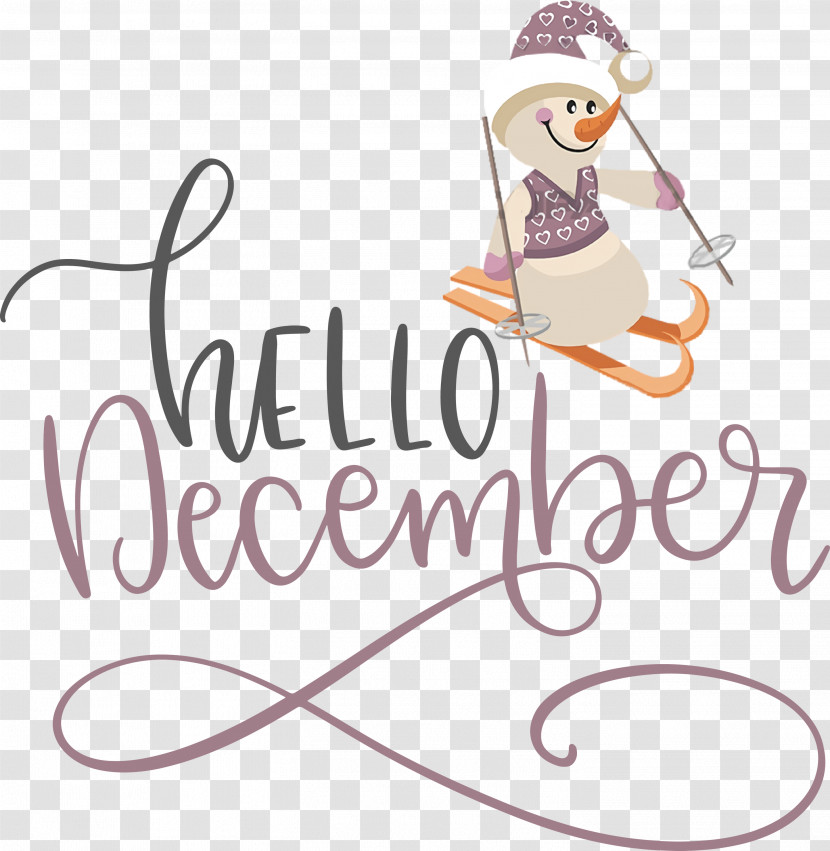 Hello December Winter December Transparent PNG