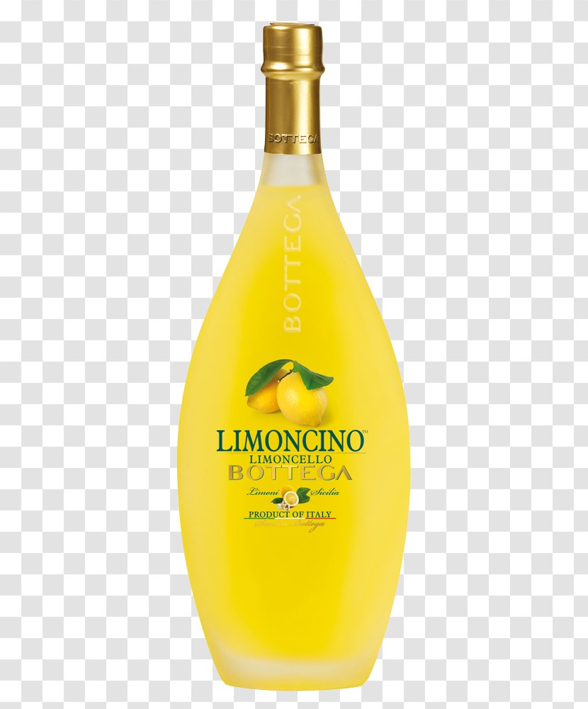 Limoncello Liqueur Liquor Alcoholic Drink Grappa - Wine Transparent PNG