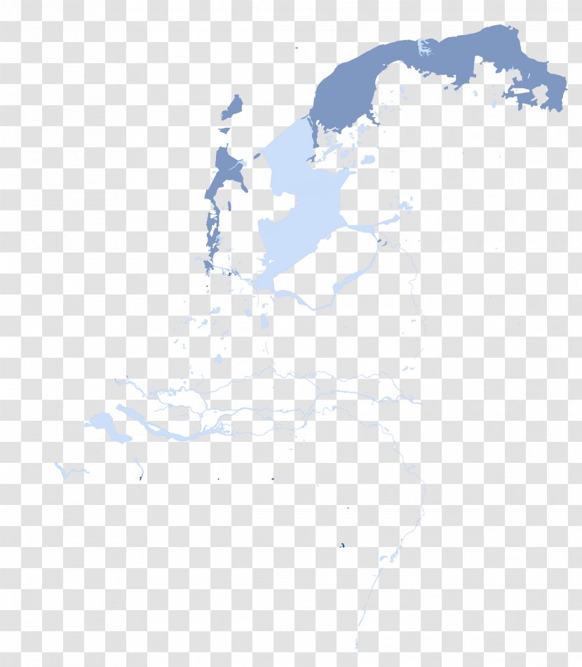 Netherlands Water Map Dutch Transparent PNG