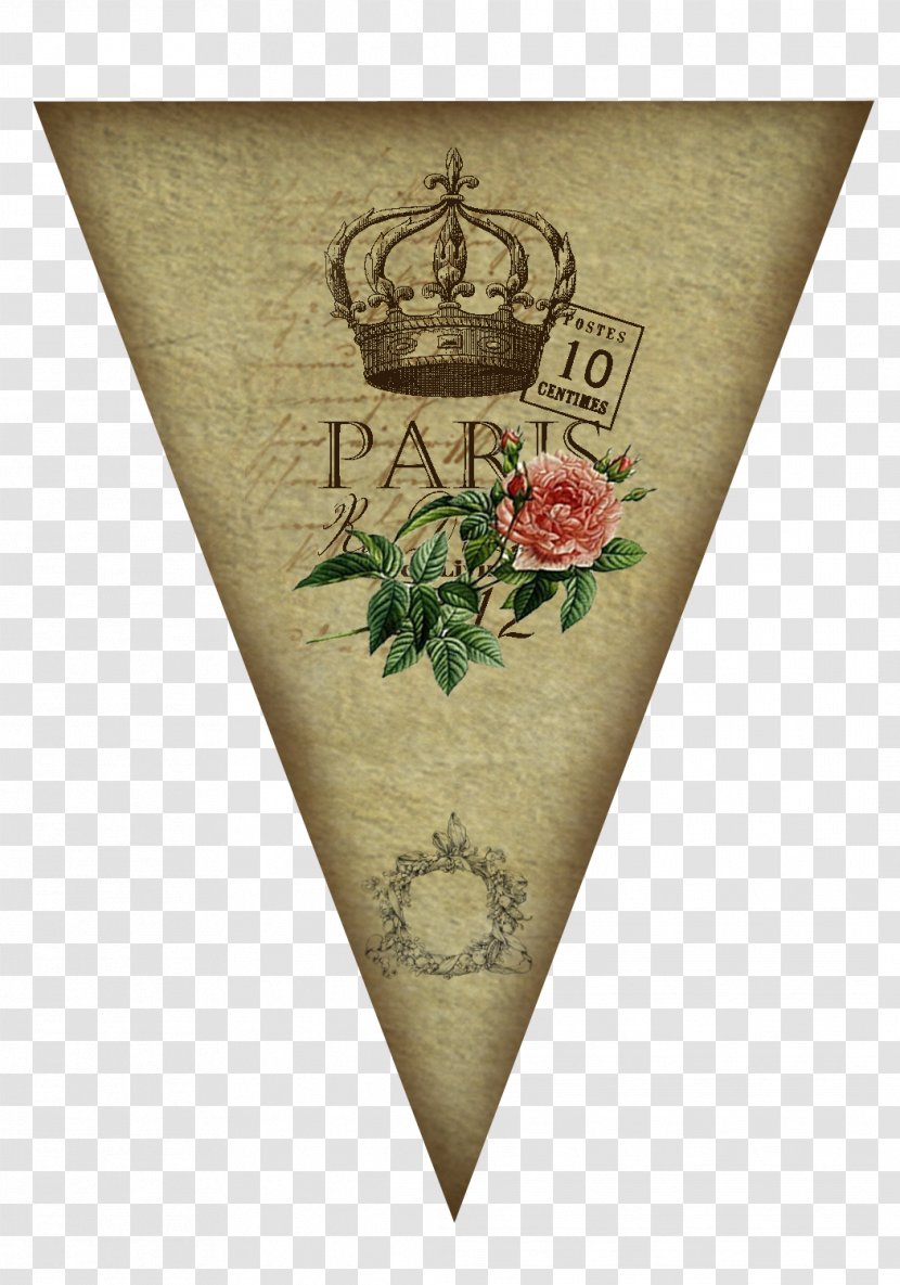 Paper Bunting Idea Moving Boxes - Craft - Vintage Paris Transparent PNG