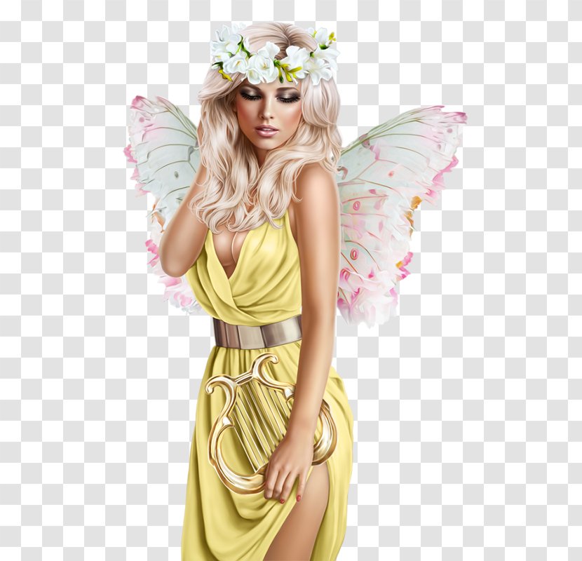 Angel Cartoon - Headpiece - Pollinator Transparent PNG