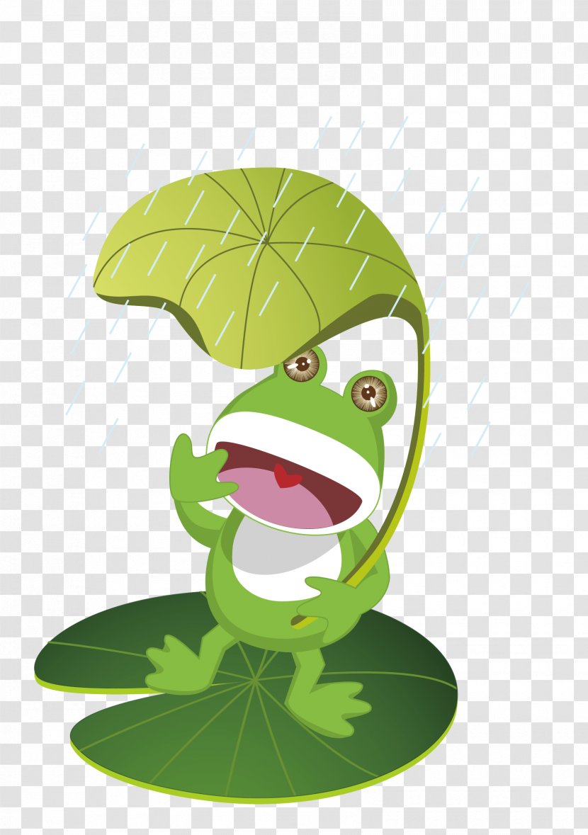 Frog Clip Art - Leaf - Rain Transparent PNG