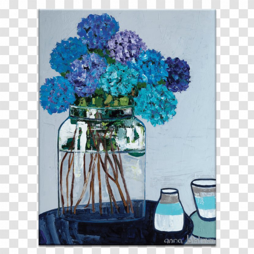 Visual Arts Canvas Artist Work Of Art - Palette - Throwing Hydrangea Transparent PNG