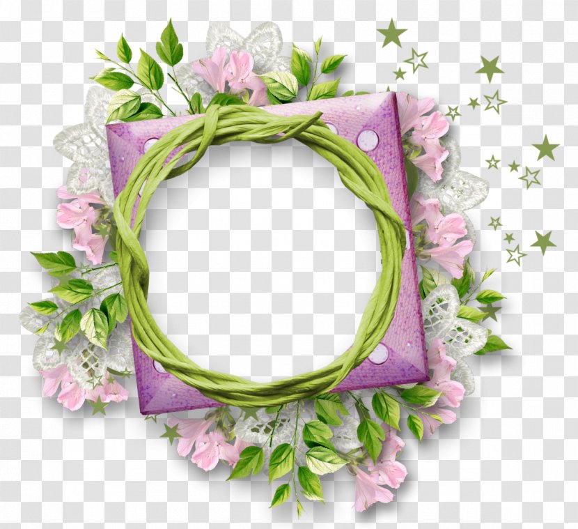 Borders And Frames Paper Picture Flower - Pin - Leaf Frame Transparent PNG
