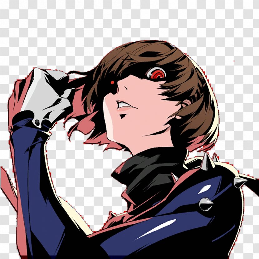 Persona 5 Shin Megami Tensei: 4 Niijima, Tokyo Video Game Art - Watercolor - Silhouette Transparent PNG