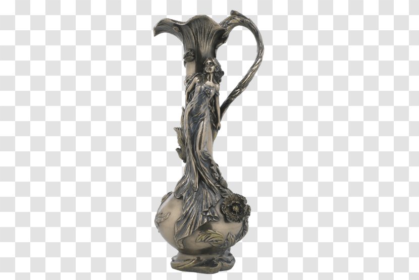 Bronze Sculpture Vase Art Deco Decorative Arts - Statue - Poppies Transparent PNG